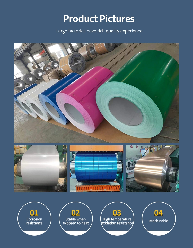 PPGL Building Material Cold Galvanized Color Coated Steel Sheet/Strip/Coil PPGI